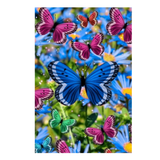 ‘Butterflies All Colorful’ Decorative Flag