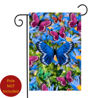 ‘Butterflies All Colorful’ Decorative Flag
