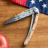 DEEJO 27g ‘Olive Wood / American Bald Eagle’