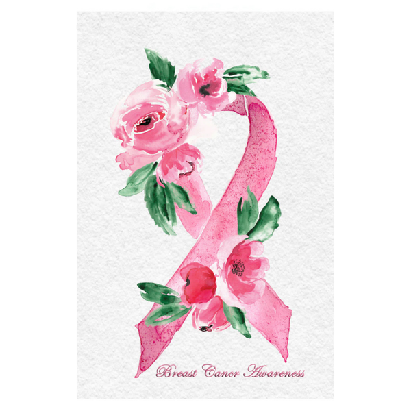 ‘Breast Cancer Ribbon’ Decorative Flag