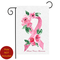 ‘Breast Cancer Ribbon’ Decorative Flag