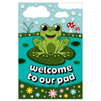 ‘Frog Welcome’ Decorative Flag