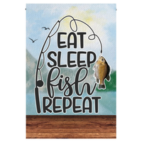 ‘Fishing’ Decorative Flag