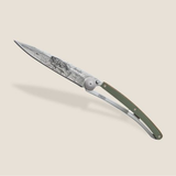 DEEJO 37g ‘Green Khaki Aluminum / Bass Fishing’