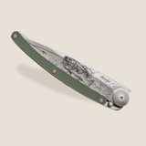DEEJO 37g ‘Green Khaki Aluminum / Bass Fishing’