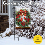 ‘Cardinal Wreath’ Decorative Flag