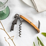 DEEJO Waiter’s Knife Olive Wood / Plain