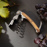 DEEJO Waiter’s Knife Olive Wood / Plain