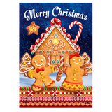 ‘Gingerbread House Christmas’ Decorative Flag