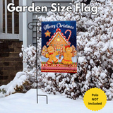 ‘Gingerbread House Christmas’ Decorative Flag