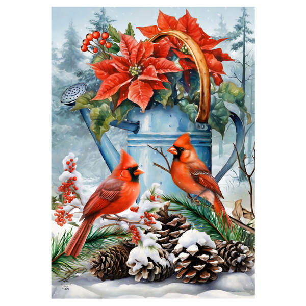 ‘ Winter Watering Can’ Decorative Flag