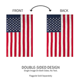 ‘Embroidered American’ Decorative Flag