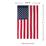 ‘Embroidered American’ Decorative Flag