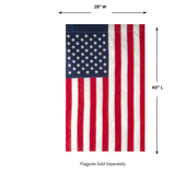 ‘Embroidered American’ Decorative Flag