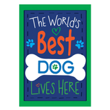 ‘World’s Best Dog’ Decorative Flag