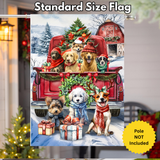 ‘Holiday Cheer Dogs’ Decorative Flag