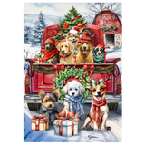 ‘Holiday Cheer Dogs’ Decorative Flag