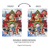 ‘Holiday Cheer Dogs’ Decorative Flag