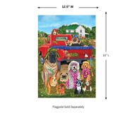 ‘Country Pups’ Decorative Flag