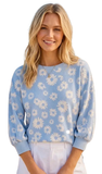 CC Floral Knit Top