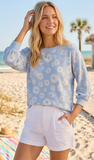CC Floral Knit Top