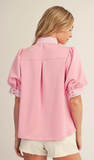 Jodifl Striped Contrast Top, Assorted Colors