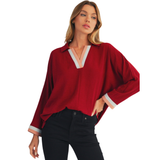 JODIFL Color Contrast Top, Assorted Colors