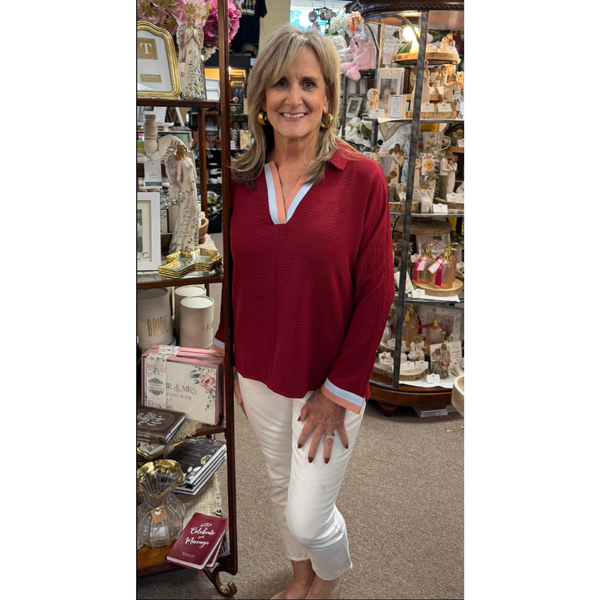 JODIFL Color Contrast Top, Assorted Colors