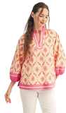 Jodifl Baroque Floral Print Top