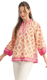 Jodifl Baroque Floral Print Top