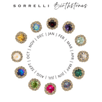 Sorrelli Haute Halo Stud Earrings in Ultra White