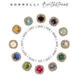 Sorrelli Haute Halo Stud Earrings in Ultra White