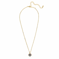 Sorrelli Haute Halo Pendant Necklace in Vitrail Light