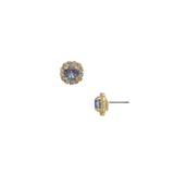 Sorrelli Haute Halo Stud Earrings in Vitrail Light