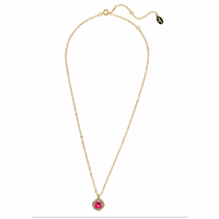 Sorrelli Haute Halo Pendant Necklace in Royal Red Delite
