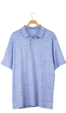 Simply Southern Men’s Jacquard Polo in Blue