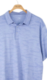 Simply Southern Men’s Jacquard Polo in Blue
