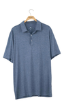 Simply Southern Men’s Polo in Heathered Blue