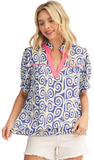 Jodifl Swirl Print Top, Assorted Colors
