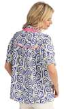 Jodifl Swirl Print Top, Assorted Colors