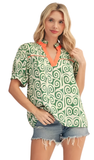 Jodifl Swirl Print Top, Assorted Colors