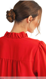 Jodifl Crinkled 3/4 Sleeve Top, Assorted Colors