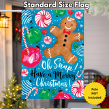‘Oh Snap!’ Christmas Decorative Flag