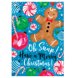 ‘Oh Snap!’ Christmas Decorative Flag