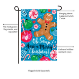 ‘Oh Snap!’ Christmas Decorative Flag