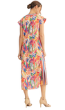 JODIFL Bright Patterned Midi Dress