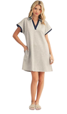JODIFL Casual Collared Dress