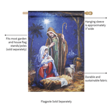 ‘Holy Night Nativity’ Decorative Flag