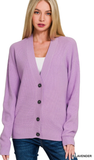 Zenana Short Sweater Cardigan, Assorted Colors