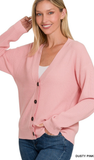 Zenana Short Sweater Cardigan, Assorted Colors